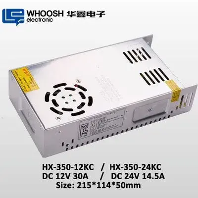 AC185-264 DC 350W LED ماڈیول پاور سپلائی KC سرٹیفیکیشن کے ساتھ