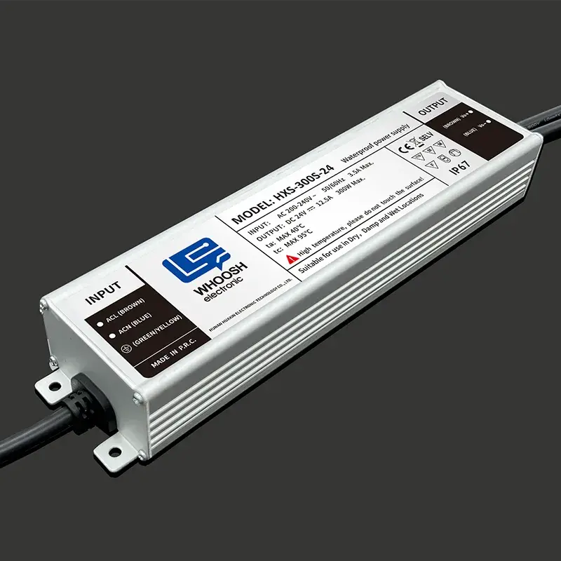 IP67 36V 12V 24V 300W واٹر پروف پاور سپلائی چینی صنعت کار EMC لیب کے ساتھ