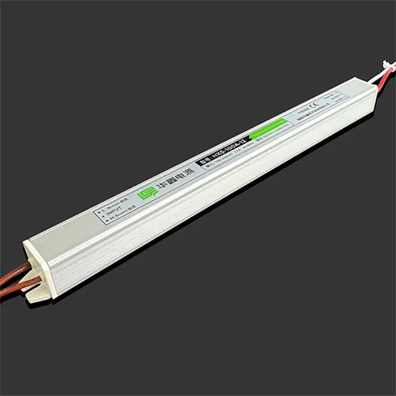 مرطوب ماحول کے لیے IP 67 Ultraslim 100w 12v 24v واٹر پروف پاور سپلائی